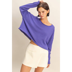 Wide Neck Sweater HYF10