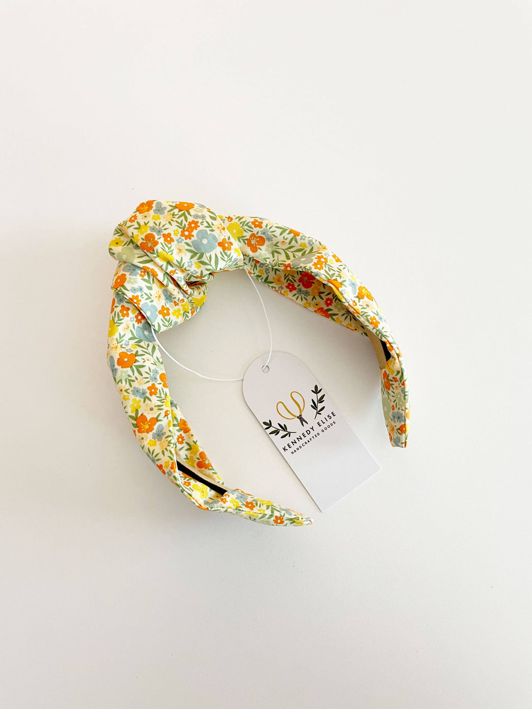 Green Headband With White Stripes, Green Striped Headband