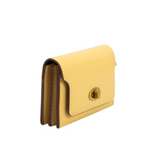 Load image into Gallery viewer, Tara Yellow Vegan Card Case Wallet