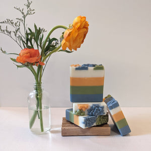 Wildflower Meadow - French Green Clay Goats Milk Soap