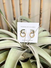 Load image into Gallery viewer, Beaded Hoop Earrings NC93