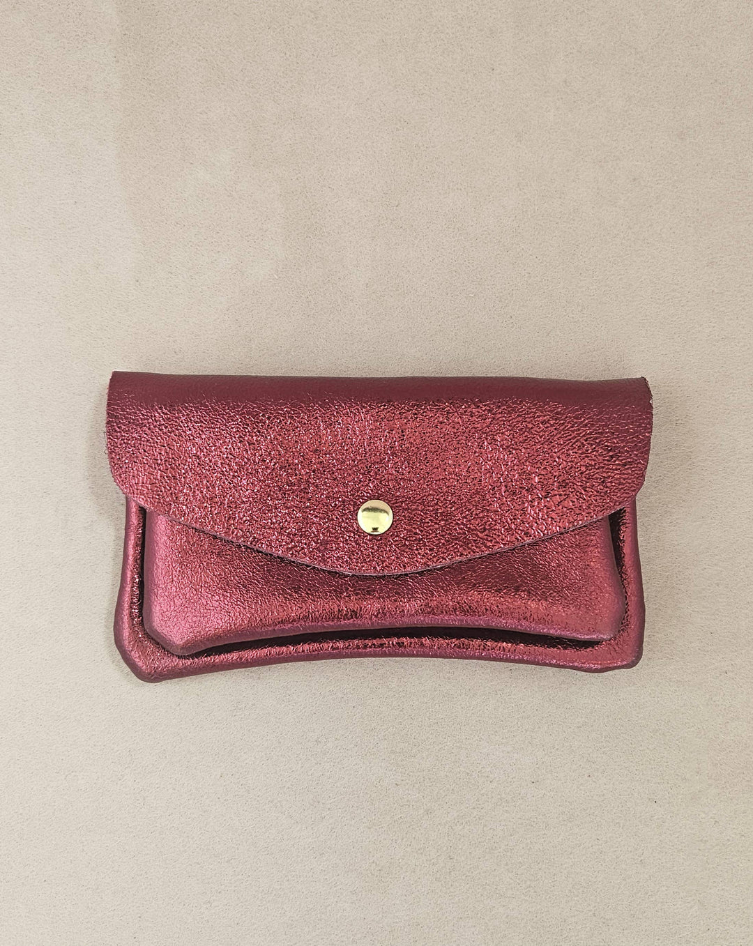 Kangaroo double pocket leather wallet Sky RM37