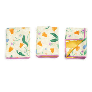 Mighty Mini Towel (Set of 3) Reversible - MT Daffodil