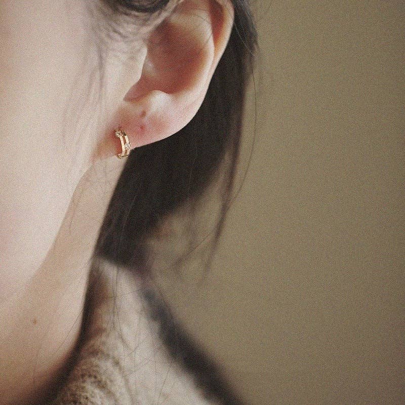 Dainty Tiny Huggie Hoop Earrings in 925 Sterling Silver