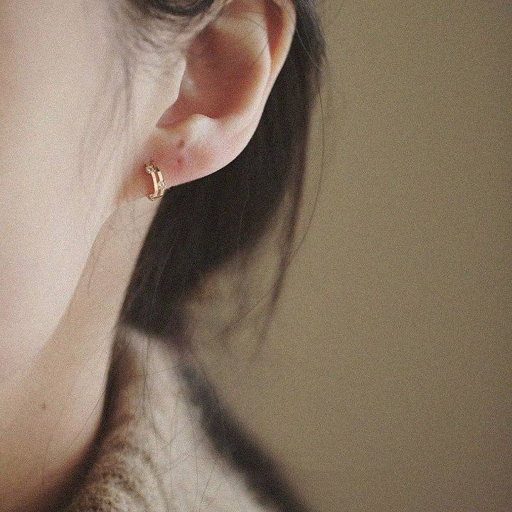 Dainty Tiny Huggie Hoop Earrings in 925 Sterling Silver
