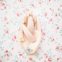 Load image into Gallery viewer, Johanna Blue &amp; White Floral Hair Clips FC01