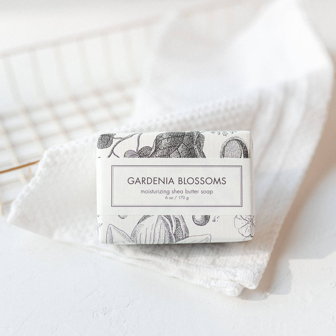 Gardenia Blossoms Shea Butter Soap - Bath Bar