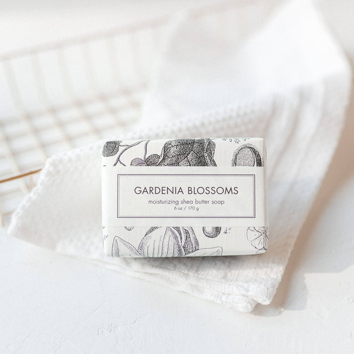 Gardenia Blossoms Shea Butter Soap - Bath Bar