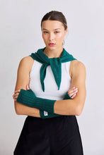 Load image into Gallery viewer, Merino Wool Fingerless Gloves - Alpine Fern
