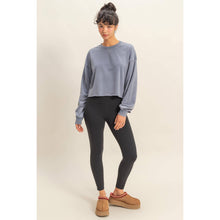 Load image into Gallery viewer, Cropped Crewneck Sweatshirt HYF11