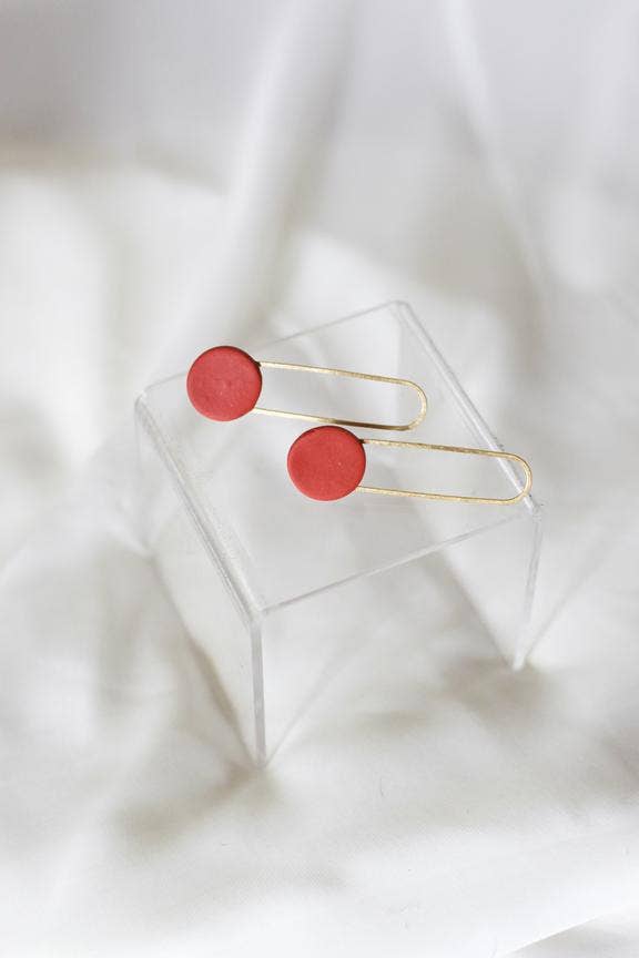 Zoe Oval Earrings HB04