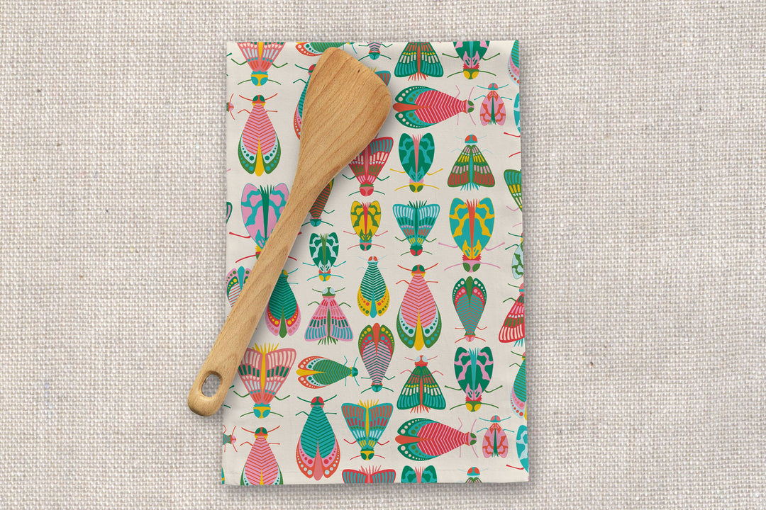 Spring Glow Tea Towel RJB03