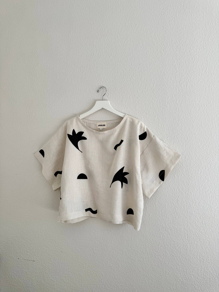Fall oat linen top JL36