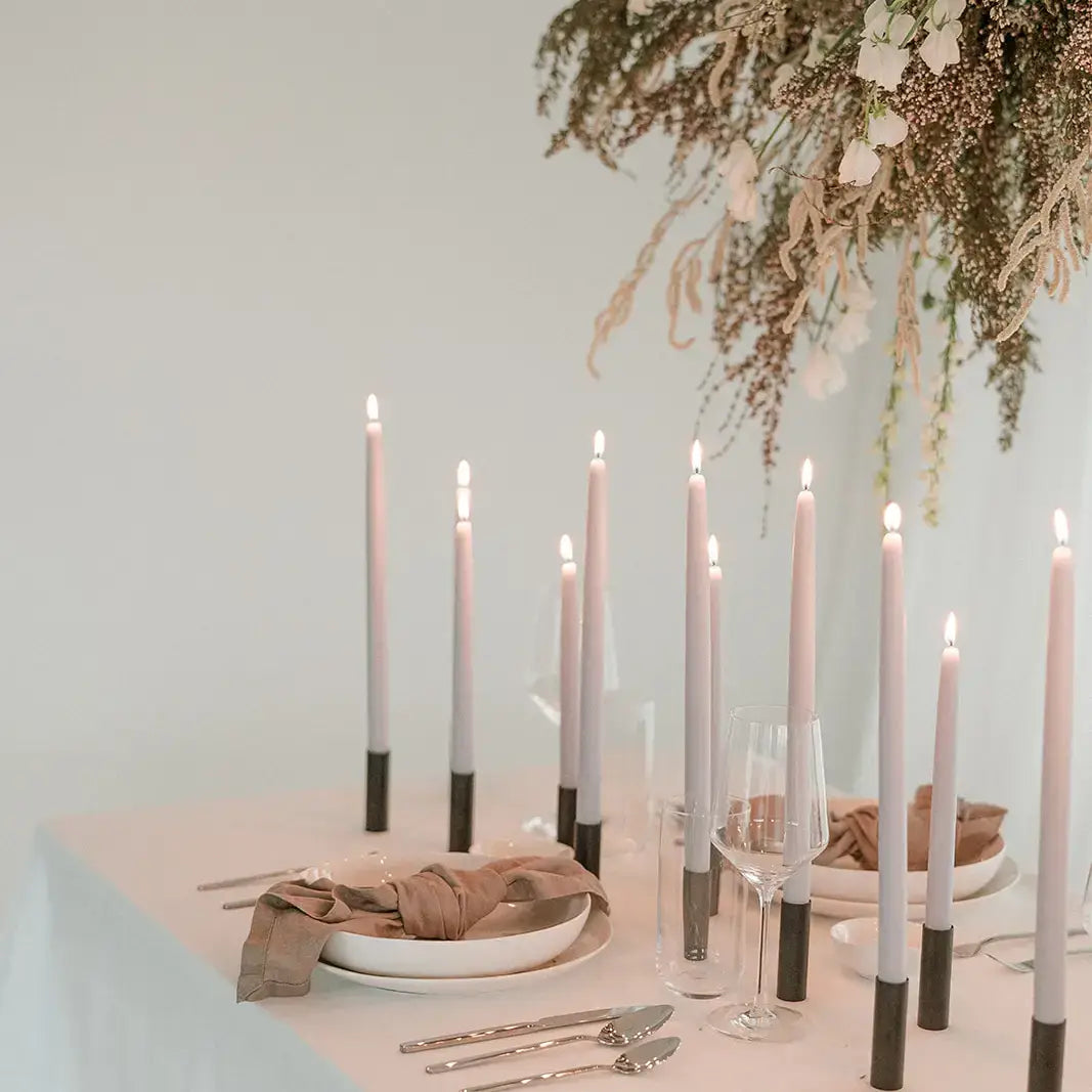 Bluebell | Dipped Beeswax Taper Candles | All Natural