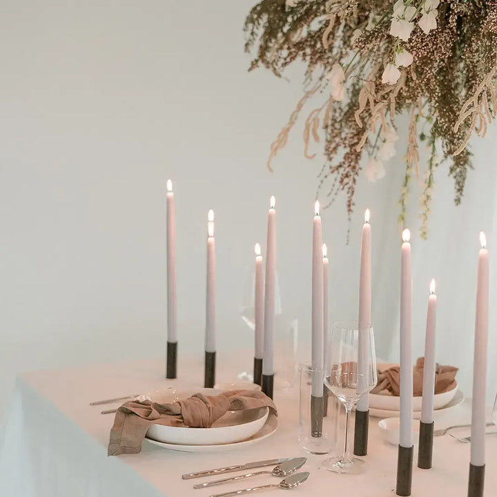 Bluebell | Dipped Beeswax Taper Candles | All Natural