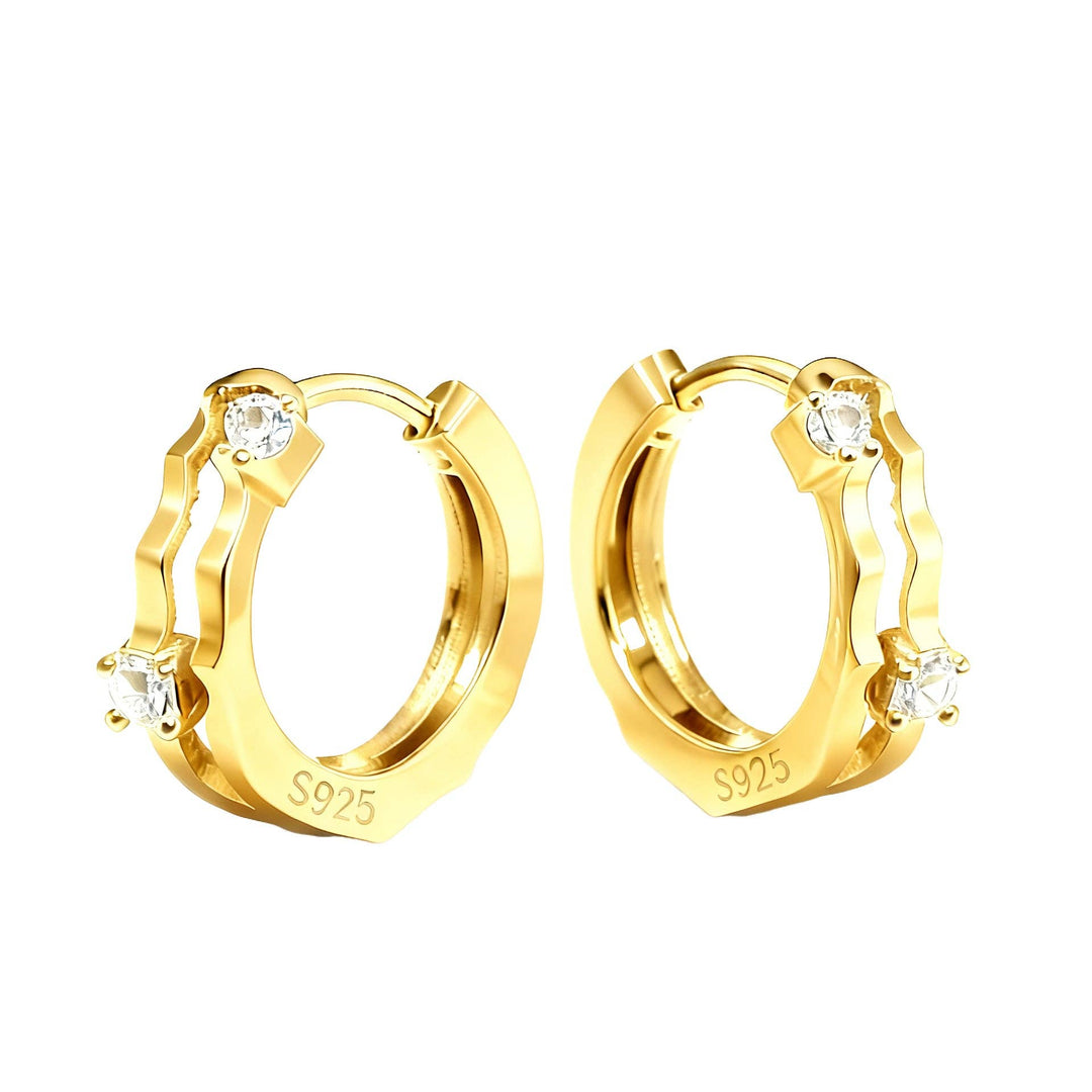 Dainty Tiny Huggie Hoop Earrings in 925 Sterling Silver
