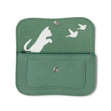 Load image into Gallery viewer, Wallet, Cat Chase Medium, Forest