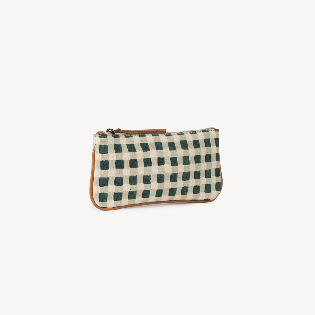 Pencil Pouch - Evergreen Gingham joyn17