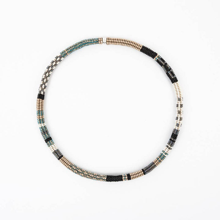Beaded Patchwork Choker APL32