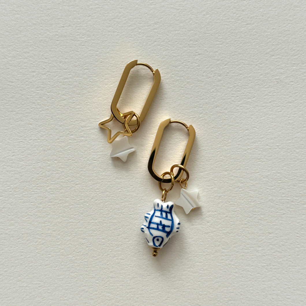 Poisson Charm Earrings NM31