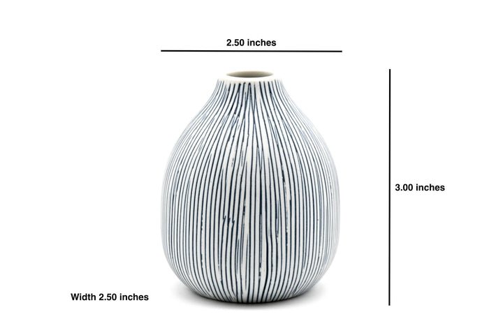 432W27 ADAM MINI M - Handcrafted Porcelain Bud Vase