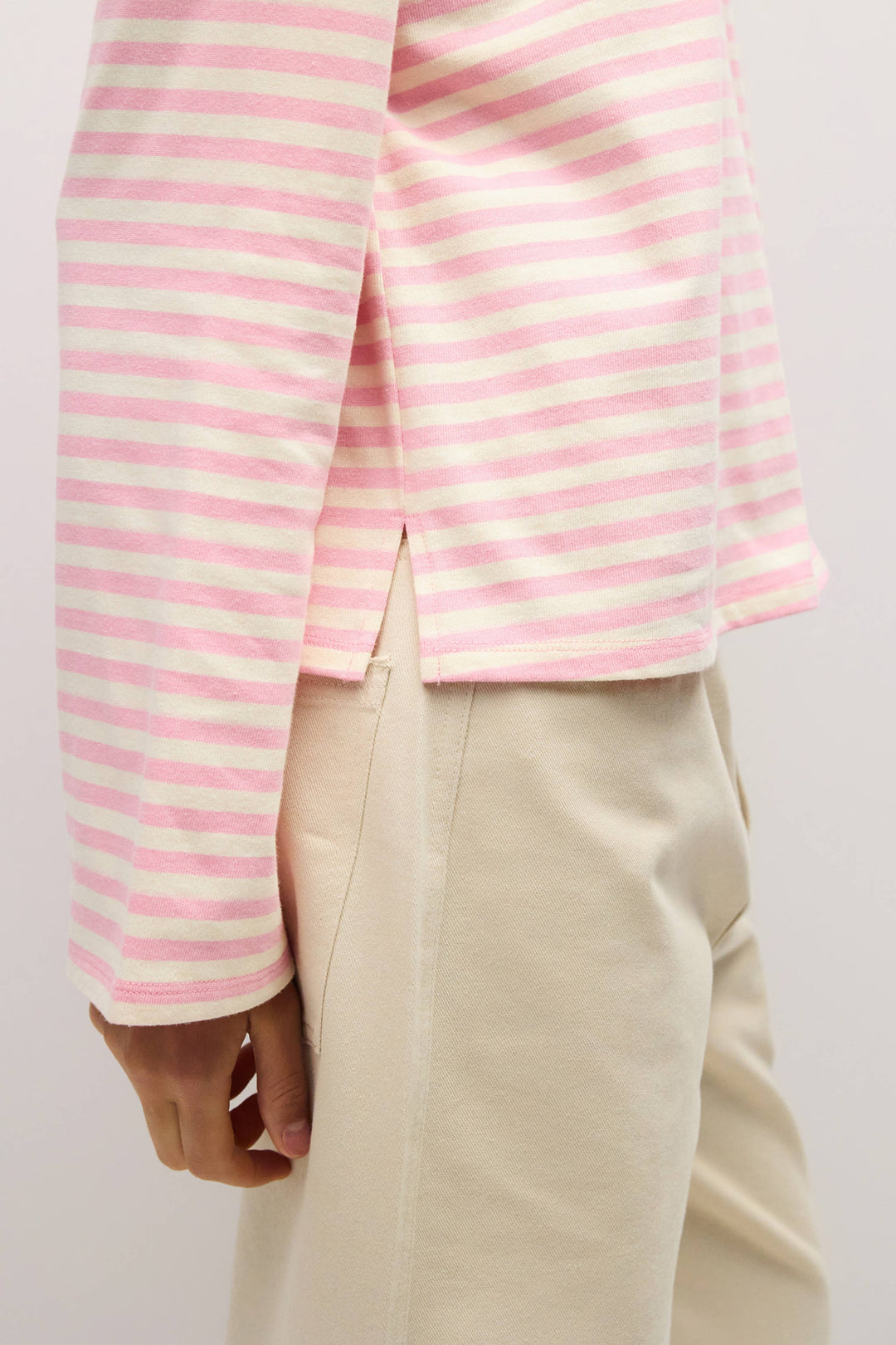 The Jessie Top | Striped Long Sleeve T-Shirt A674