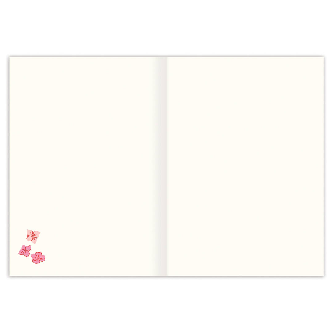 Bright Florals Vase Thank You Card