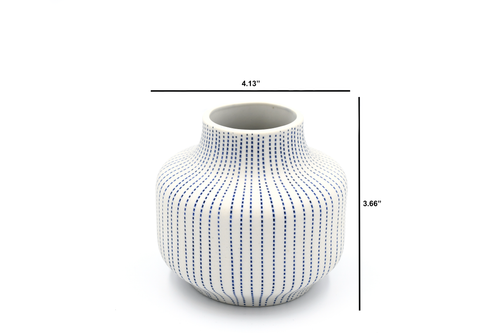 1561W26 DIANA MINI S-Handcrafted Porcelain Vase