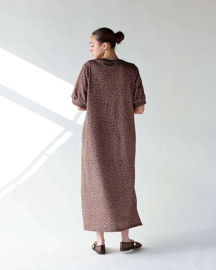 HIP WILD THING LEOPARD TRACK DRESS HE34
