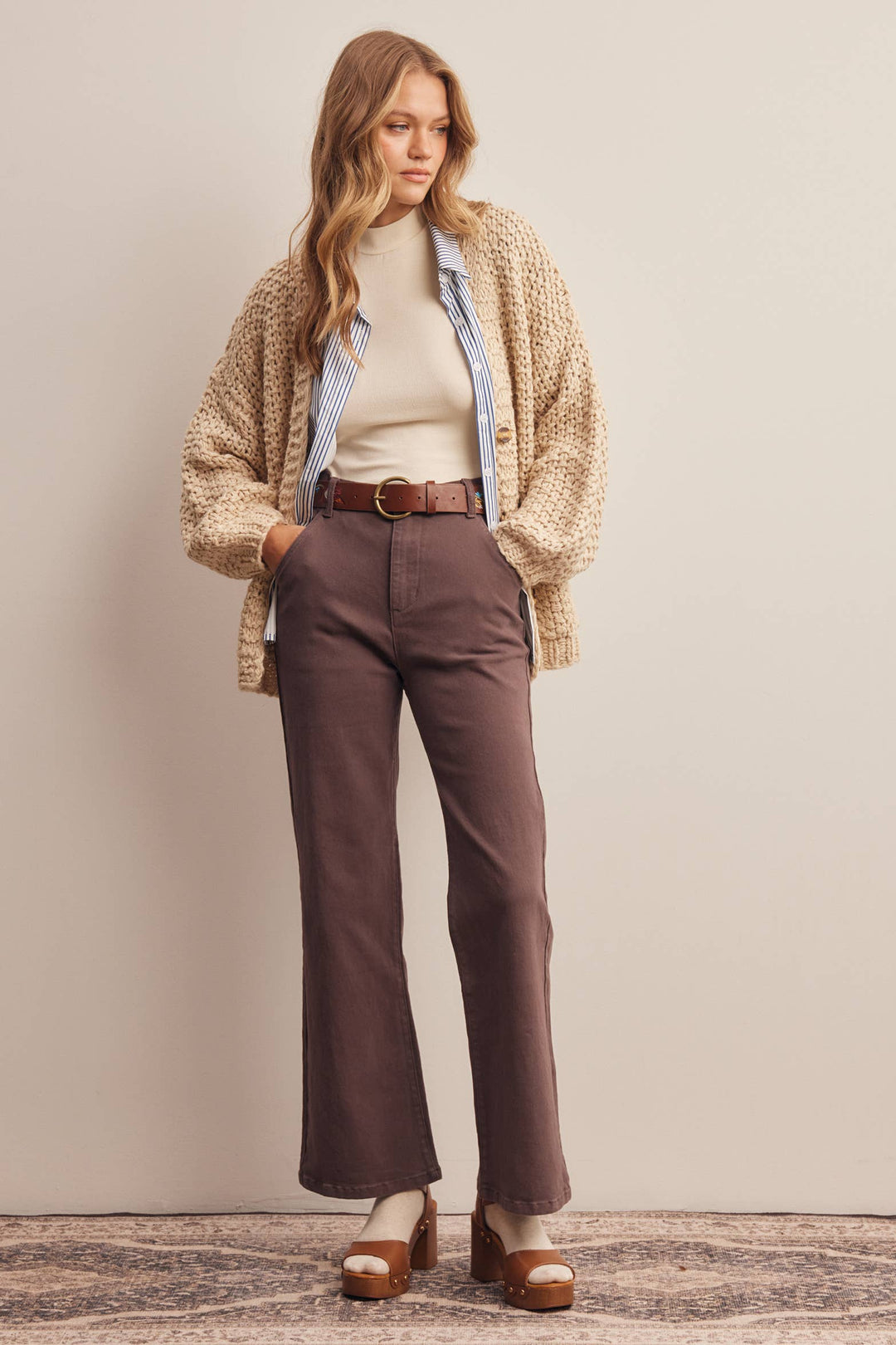 Handmade Chunky Knit Cardigan FSW61