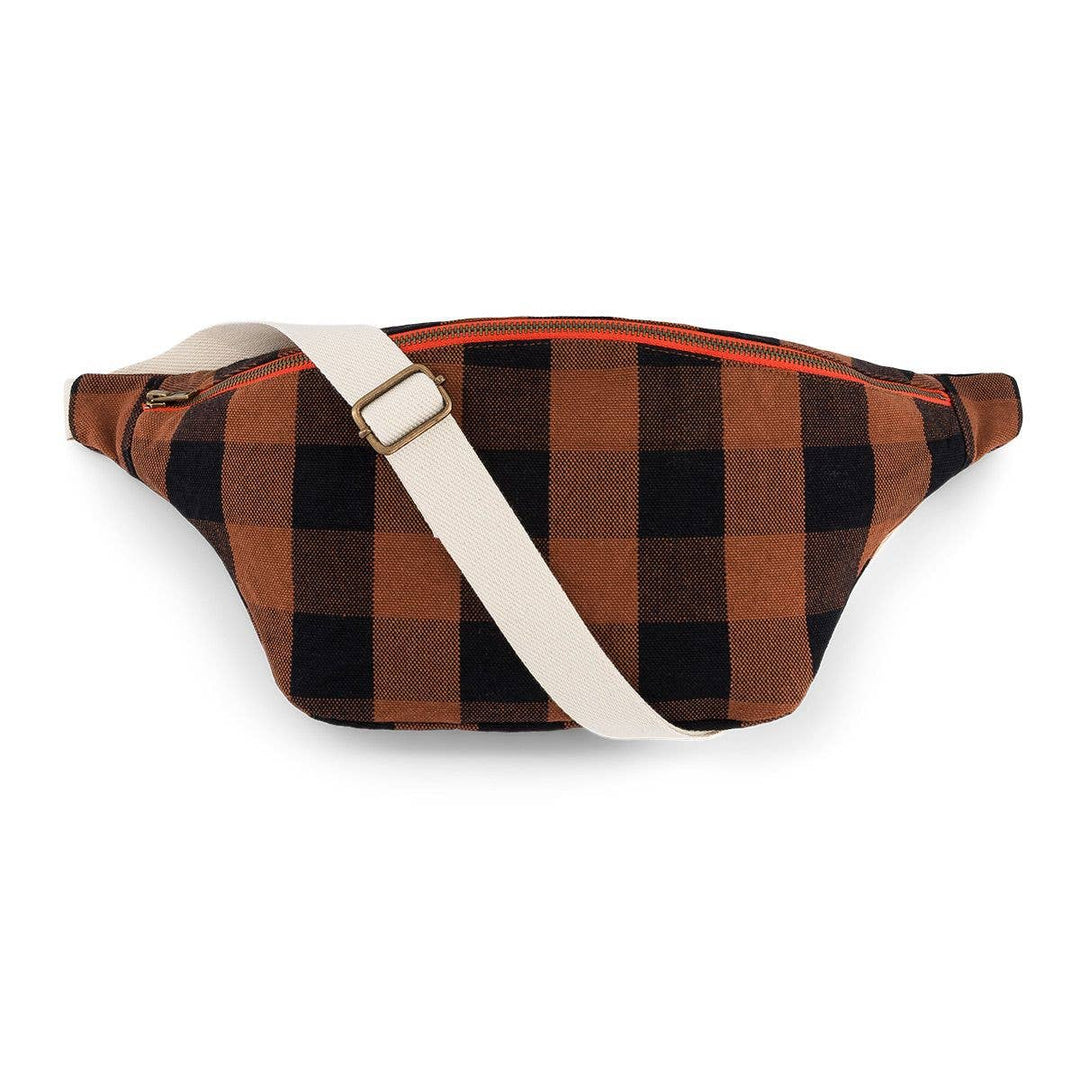 WOMEN BUM BAG BIG VICHY GINGER