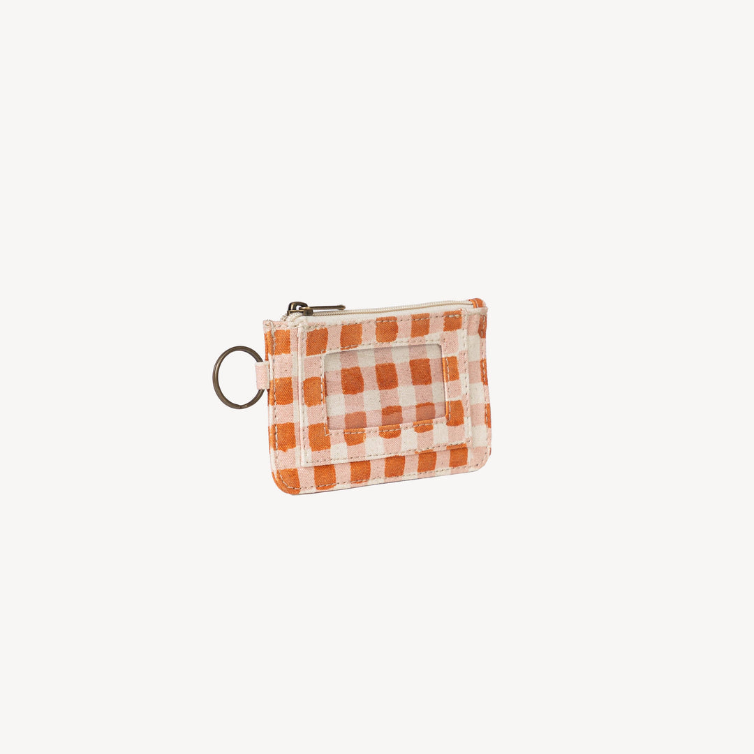 ID Pouch - Harvest Gold Gingham joyn15
