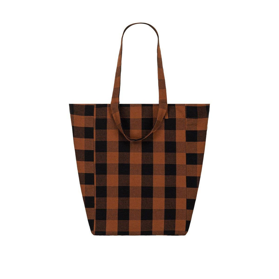 ELISABETH TOTE BAG BIG VICHY GINGER