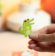 Load image into Gallery viewer, ANTI-ANXIETY ALLIGATOR PIN DD04
