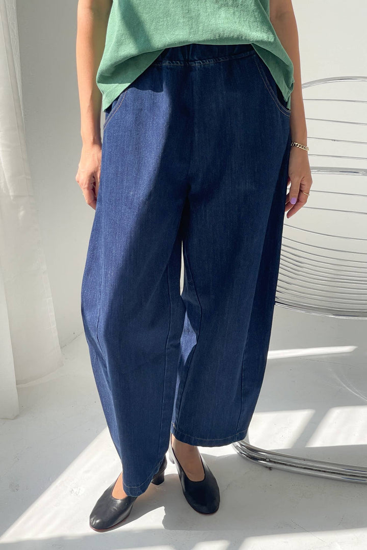 Blue Denim Arc Pants Le Bon Shoppe LBRAW
