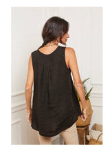 Load image into Gallery viewer, Lea &amp; Luc 100% Linen Tank Top REF. 38009