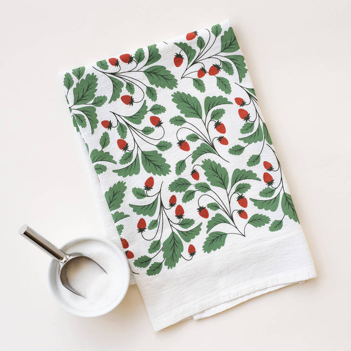 Strawberries Tea Towel / Kitchen Decor / Midwest Made HM106
