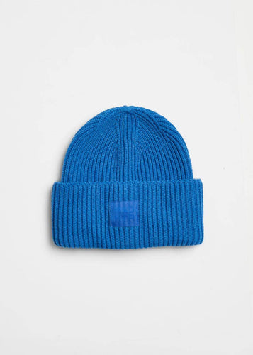 Adult Mad Hatter Ribbed Knit Beanie - Cobalt AW23