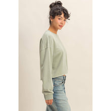Load image into Gallery viewer, Cropped Crewneck Sweatshirt HYF11