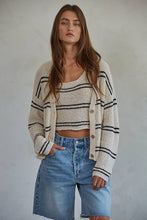 Load image into Gallery viewer, Striped Cardigan
