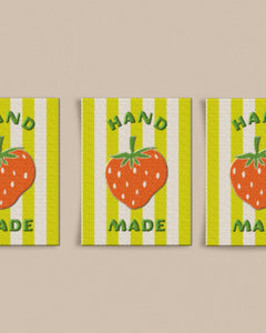 Strawberry Large Garment Labels