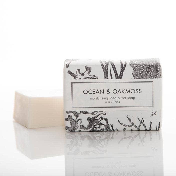Ocean &amp; Oakmoss Shea Butter Soap - Bath Bar
