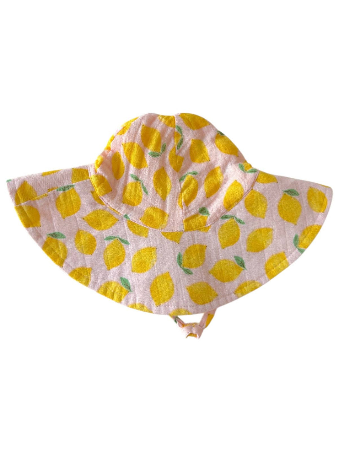 Lemon Sorbet / Muslin Wide Brim Sunhat SIIX6