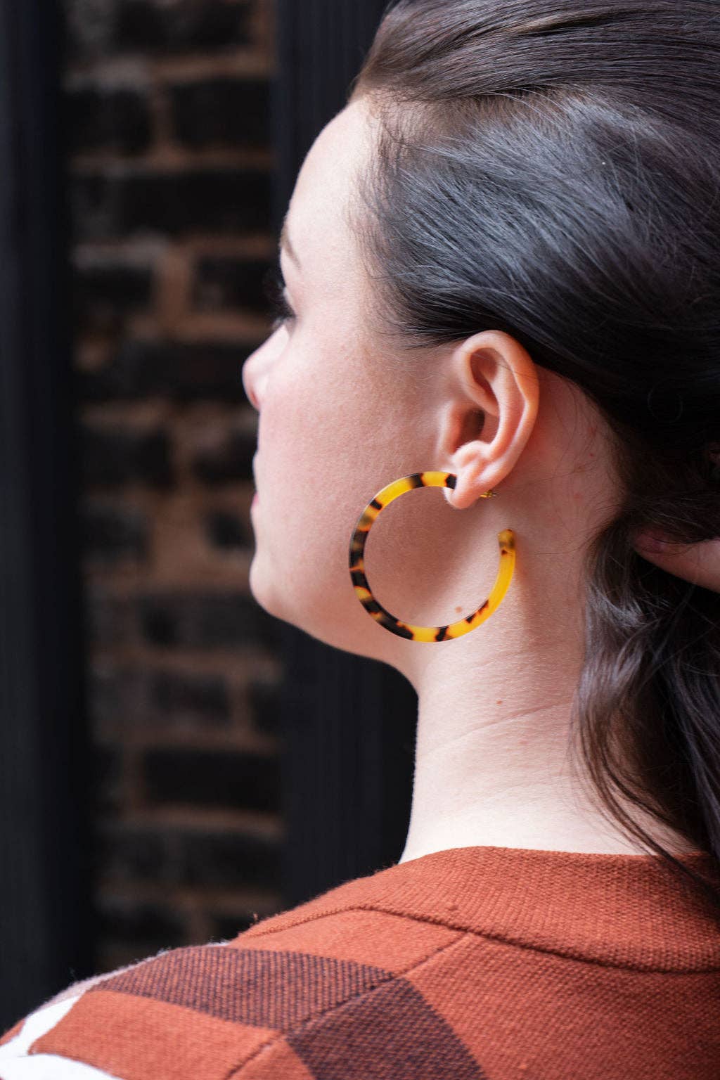 Cameron Hoops - Tortoise // Jewelry, Earrings, Fall ss98