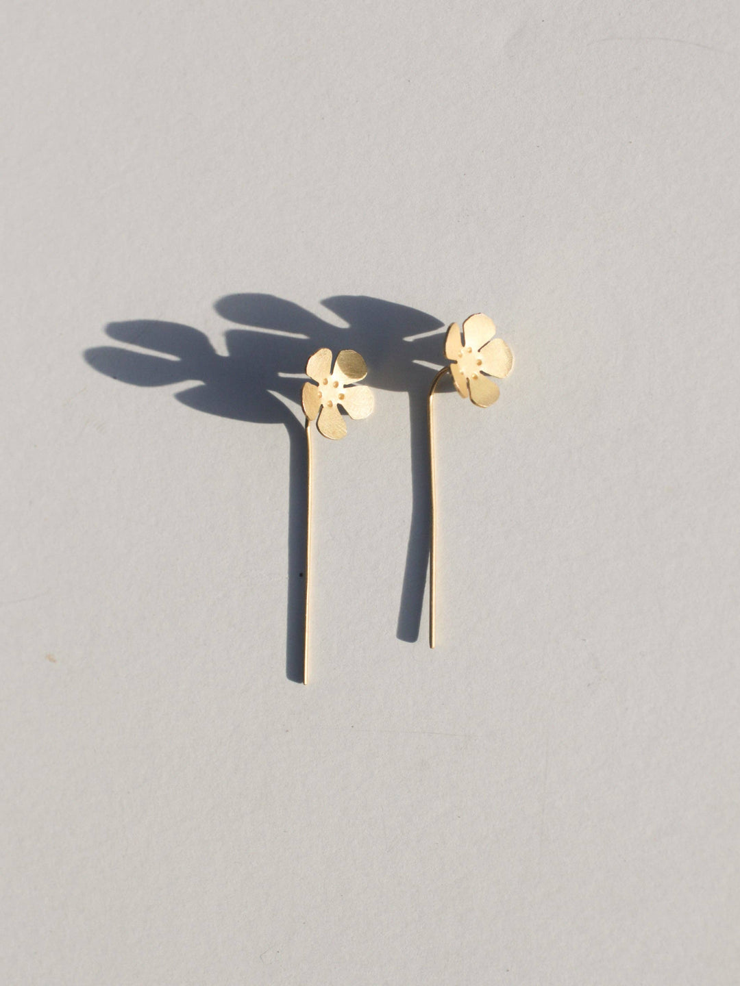 RK06 Forget-Me-Not Threader Earrings