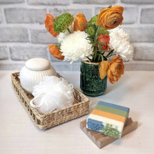 Load image into Gallery viewer, Wildflower Meadow - French Green Clay Goats Milk Soap