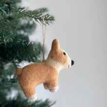 Load image into Gallery viewer, Felt Corgi Dog Ornament with Big BUTT GN24