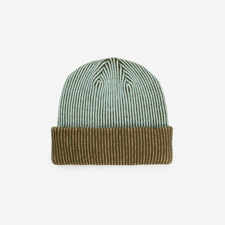 Pinstripe Plush Beanie