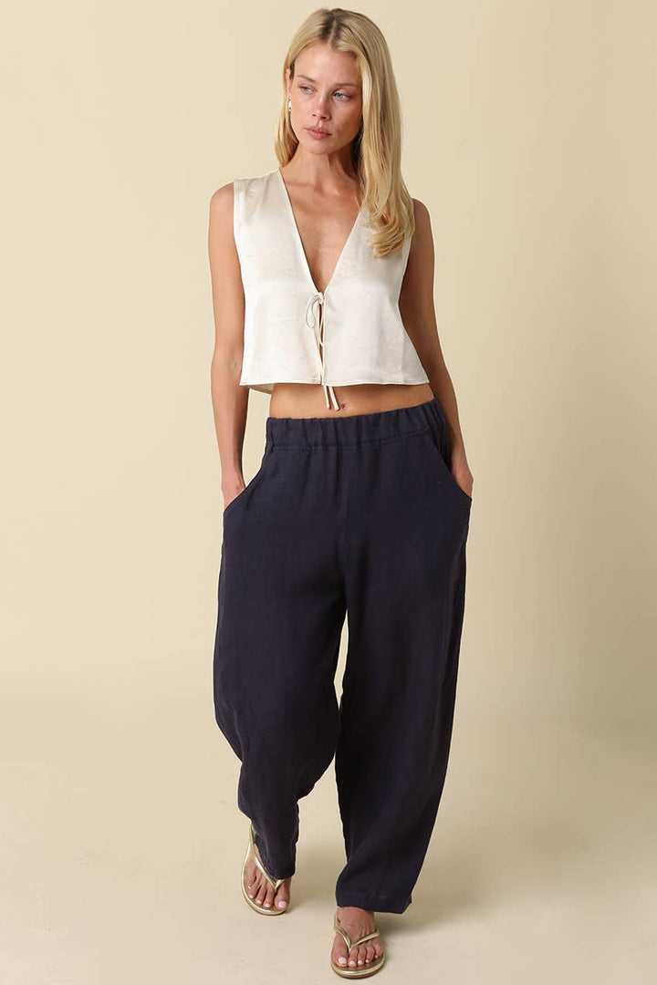 Ronnie Relaxed Linen Pants OL21