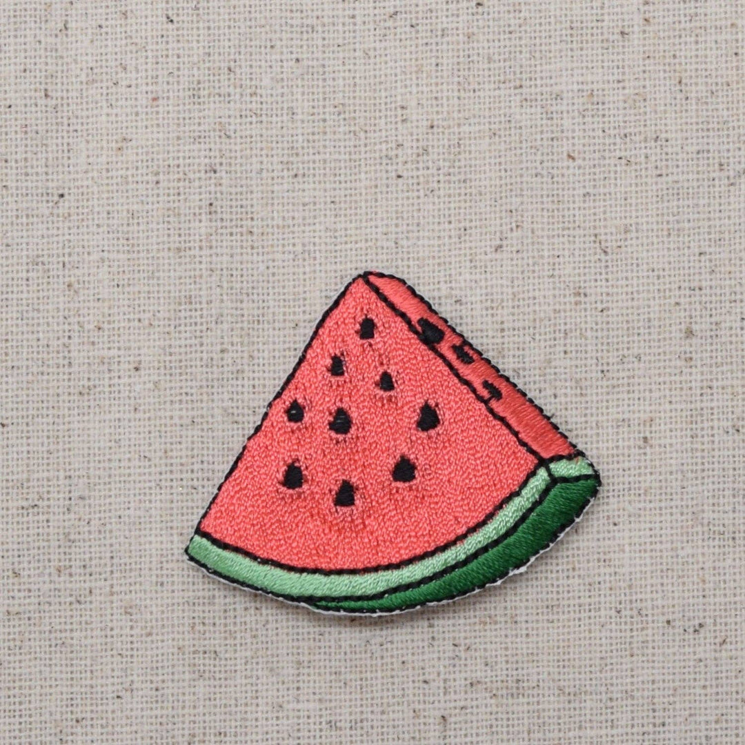 Watermelon Slice - Pink - Fruit - Iron on Patch IR